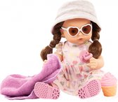 Götz badpop babypop maxy aquini ijsco 42cm incl ijsje, handdoek, zonnebril