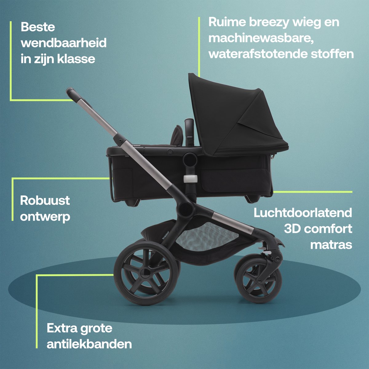 Joolz Kinderwagen 3 In 1 Day5 Space Black Isofix Base Voetenzak | Baby & Tiener Megastore Joolz Kinderwagen 3 In 1 Day5 Space Black Isofix Base Voetenzak | Baby & Tiener Megastore