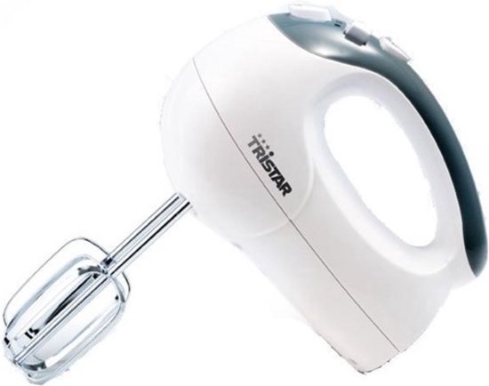 Handmixer - Keukenmixer - 5 Snelheden - 200W - Wit | bol
