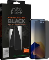 Geschikt voor Eiger Apple iPhone 14 Pro Max Privacy Glass Case Friendly Screen Protector