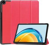 Tablet hoes geschikt voor Huawei MatePad SE 10.4 Inch - Tri-Fold Book Case - Rood