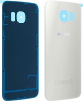 Originele Samsung Batterij Cover voor de Samsung Galaxy S6 Edge - Wit