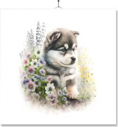 Carrelage Avec Impression | Cadeau d'anniversaire | Cadeau | Chiens | Malamute
