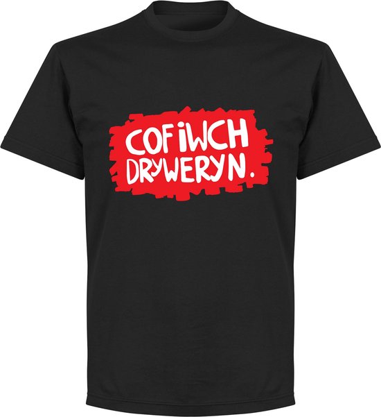 Cofiwch Dryweryn Wall T-Shirt - Zwart - XS