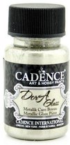 Cadence Dora Glas & Porselein verf Metallic Platinum 01 013 3137 0050  50 ml