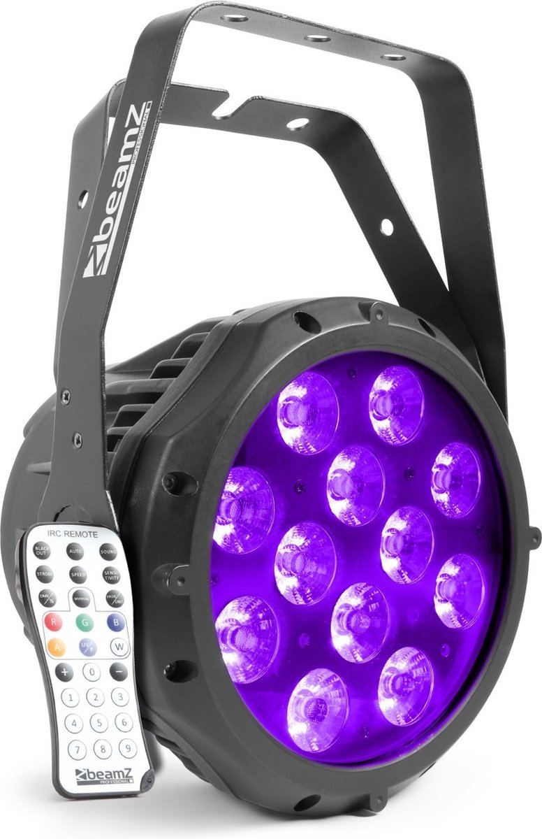 BeamZ BWA412 aluminium LED par voor buiten. Ideaal voor belichting van bijv. een bedrijfspand of kunstwerk.