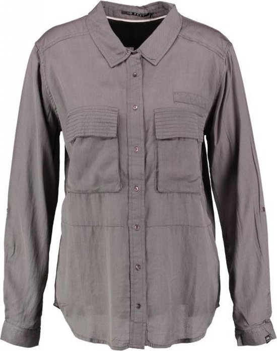 10 feet grijze blouse viscose katoen - Maat L | bol.com