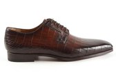 Heren Nette Schoenen Magnanni 22009 Caoba Bruin - Maat 42½