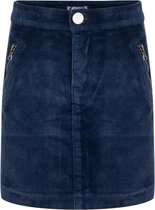 Indian blue jeans blauwe corduroy rok met stretch - Maat 140