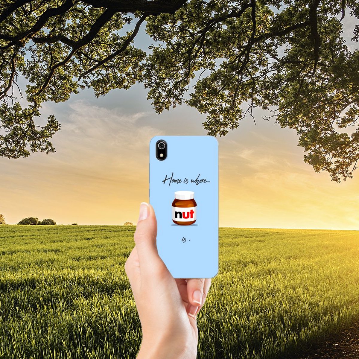 Xiaomi Redmi 7A Siliconen Case Nut Home