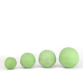 Beco RubberTreat Ball - Snackbal voor Brokjes - Sterk & Milieuvriendelijk - Groen, Blauw en Roze - S/M/ L - Kleur: Groen, Maat: Medium