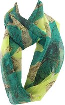 Sjaal van sjaal | 75 x 80 cm; gemaakt van 100% viscose. Groen 75 x 80 cm