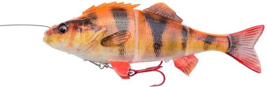 Foto: Savage gear 4d line thru perch ss swimbait albino 17cm 63g wit