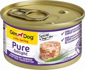 GimDog Pure Delight - Kip met tonijn - 12 stuks à 85 gram