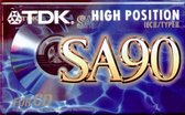 TDK SA-90 Audio cassette 90 min 1 stuk(s)