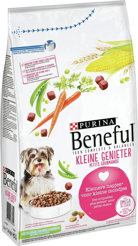 helpen Dierentuin kiem Beneful Kleine Genieter - Rund/Groente- Hondenvoer - 1,4 kg | bol.com