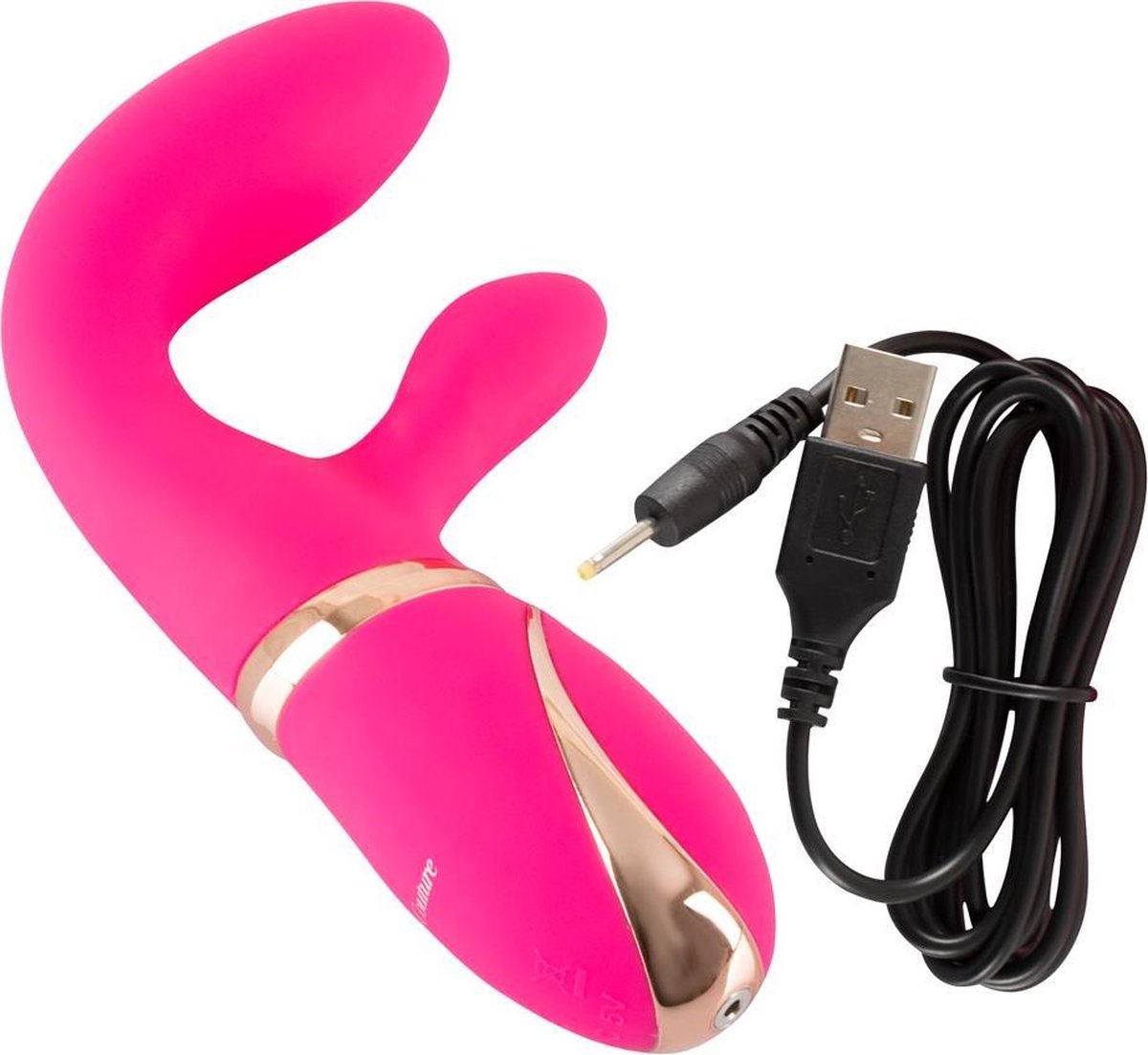 Goedkoopste Vibe Couture – Ravish G-spot Clitoris Vibrator met Hard Gebogen Kop en Dubbellaagse Siliconen – 17 cm – Roze
