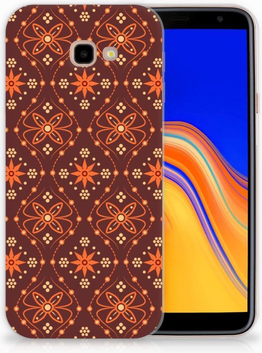 Samsung Galaxy J4 Plus (2018) TPU bumper Batik Brown