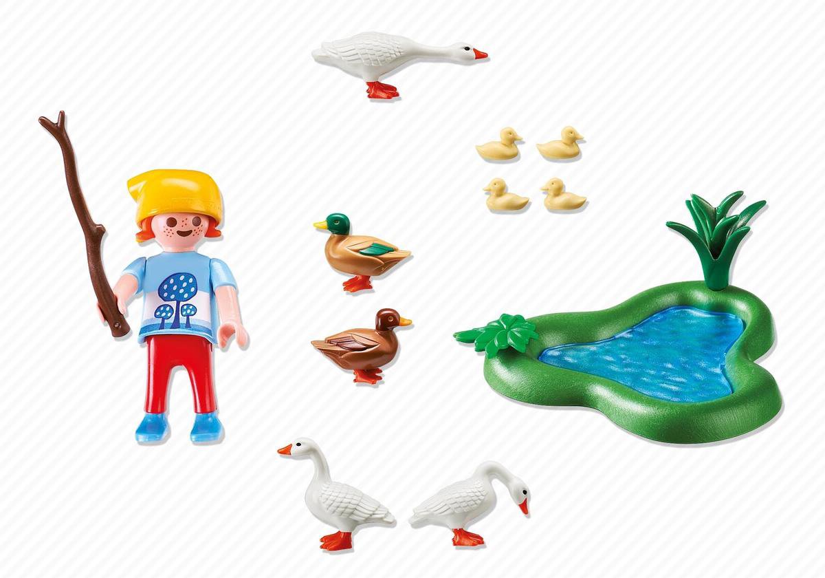 Playmobil Country Enfant avec oies et canards