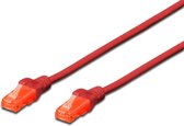 UTP Category 6 Rigid Network Cable Digitus DK-1617-0025/R Red 25 cm