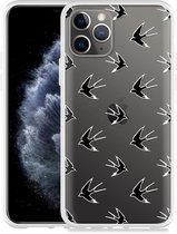 Geschikt voor Apple iPhone 11 Pro Hoesje Swallows - Designed by Cazy