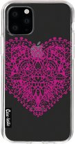Casetastic Apple iPhone 11 Pro Hoesje - Softcover Hoesje met Design - Doodle Heart Print