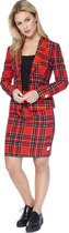 OppoSuits Lumberjackie - Vrouwen Kostuum - Rood - Kerst - Maat 46