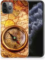 Siliconen Back Cover Geschikt voor iPhone 11 Pro Kompas