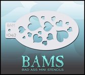 Bad Ass BAM stencil 1042 Hartjes