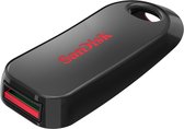 SanDisk Cruzer Snap SDCZ62-128G-G35 USB-stick 128 GB USB 2.0 Zwart