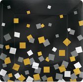 Amscan Feestborden Sparkling Confetti 18 Cm 8 Stuks