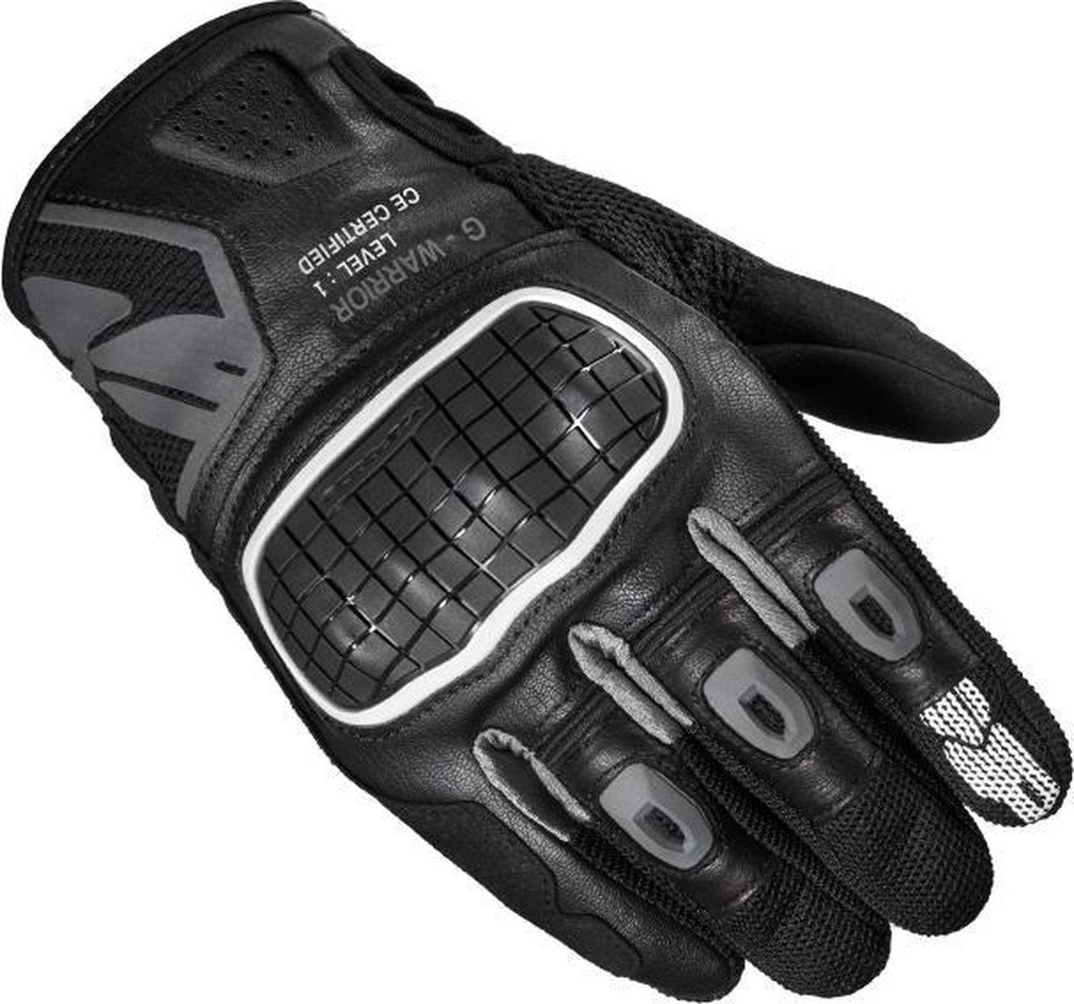 Spidi G-Warrior Black Motorcycle Gloves 2XL