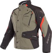 Dainese Dolomiti Gore-Tex Grape Leaf Black Red Textile Motorcycle Jacket 48