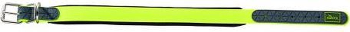 Hunter halsband voor hond  convenience comfort neon geel 52-60 cmx25 mm