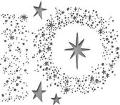 Sizzix Thinlits snijmal besneeuwde sterren