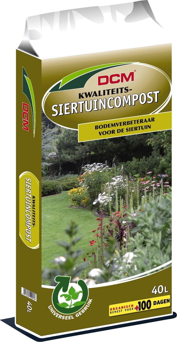 1x Dcm siertuincompost 40 ltr