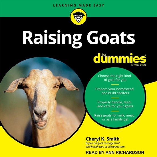 Raising Goats For Dummies - cover