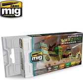Mig - Futuristic Warzone Scenarios Color Set (Mig7154) - modelbouwsets, hobbybouwspeelgoed voor kinderen, modelverf en accessoires