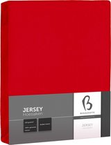 Bonnanotte Hoeslaken Jersey Dubbel Stretch Red 90x200