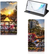 Geschikt voor Samsung Galaxy Note 10 Book Cover Amsterdamse Grachten