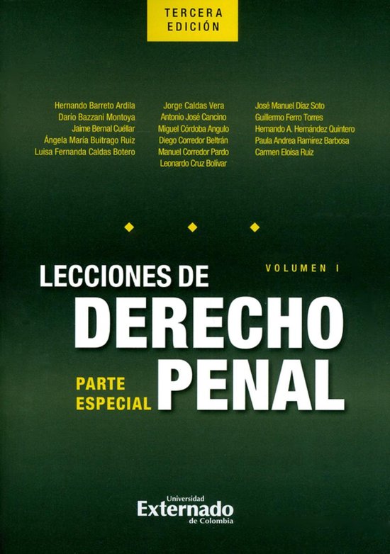 Lecciones de derecho penal. Parte especial. Volumen I. Terce ... - cover