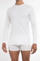 Claesen's Heren Lange mouw t-shirt - White - Maat XL