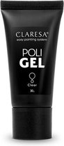 Claresa Polygel - Polyacryl Gel Clear 30g. - Clear - Glanzend - Polygel