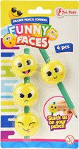 Toi-toys Smileygummen 4 Stuks Geel