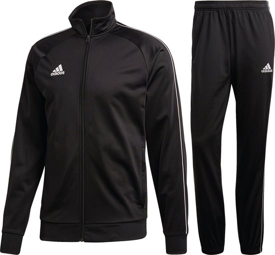 kroeg Zorg Sport adidas Core18 Trainingspak Heren Trainingspak - Maat XXL - Mannen - zwart/wit  | bol.com