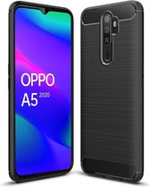 Rugged TPU hoesje voor Oppo A5 2020 - zwart