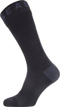 Sealskinz Waterproof All Weather Mid Length Sock with Hydrostop Fietssokken Unisex - Maat XL