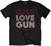 Kiss - Pull The Trigger Heren T-shirt - L - Zwart