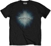 Evanescence Heren Tshirt -M- Shine Zwart