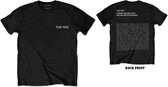 The 1975 - ABIIOR Welcome Welcome Version 2. Heren T-shirt - XL - Zwart